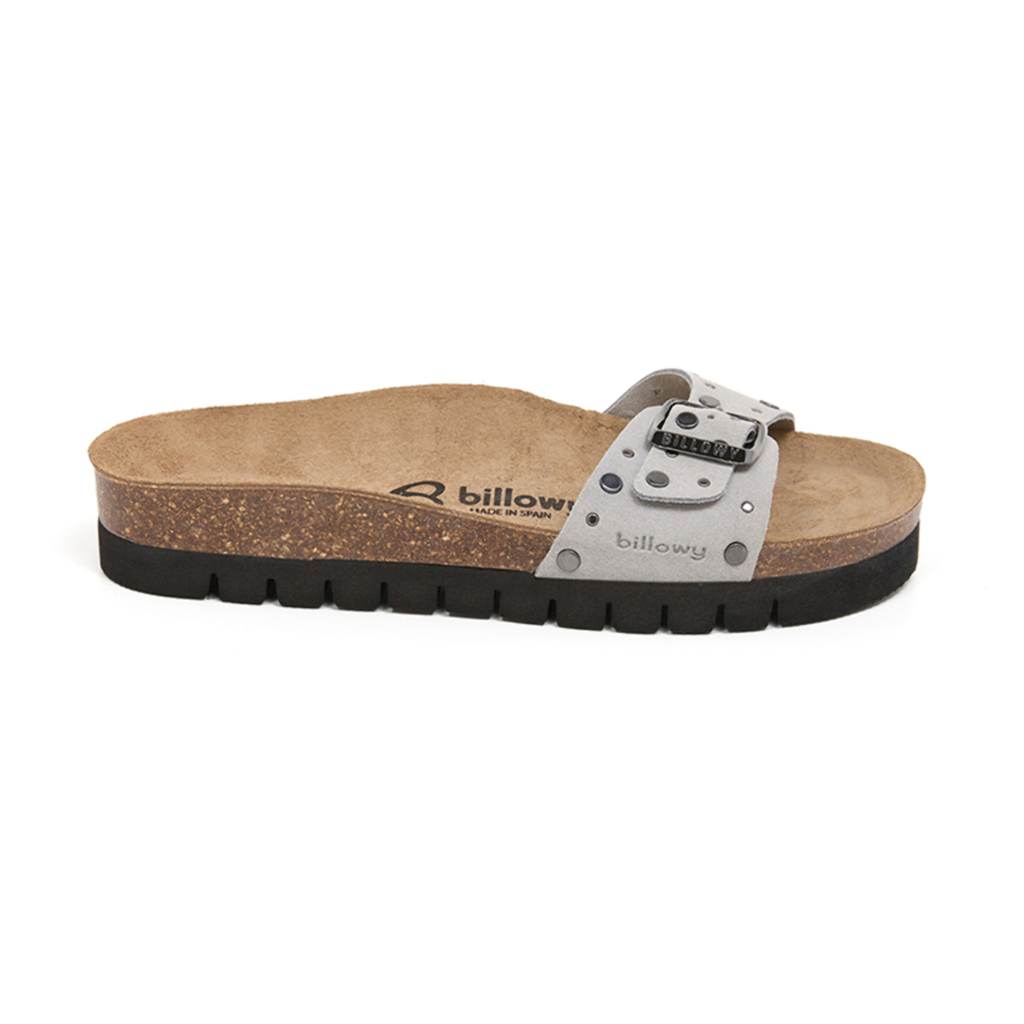 Sandalia Plataforma Gris Mujer BILLOWY GRIS