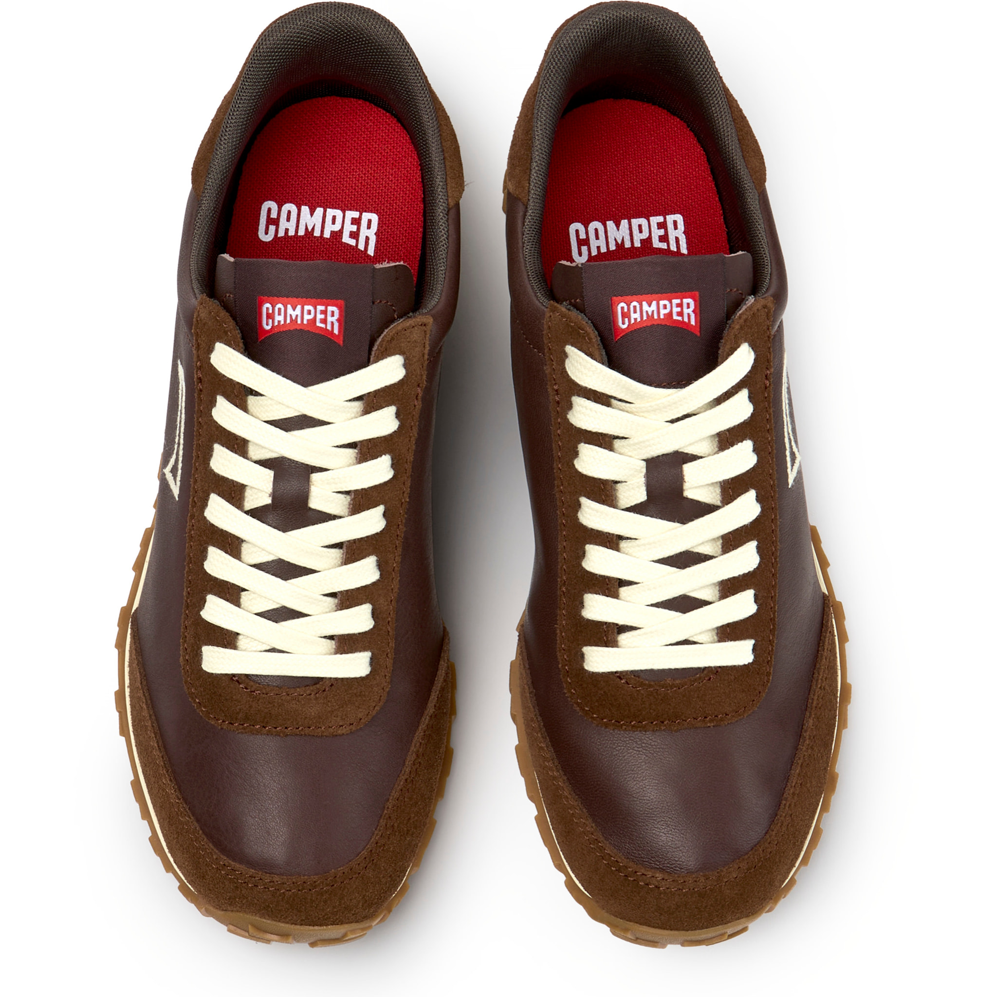 Zapatillas - CAMPER Drift Walk - Marron - Piel lisa
