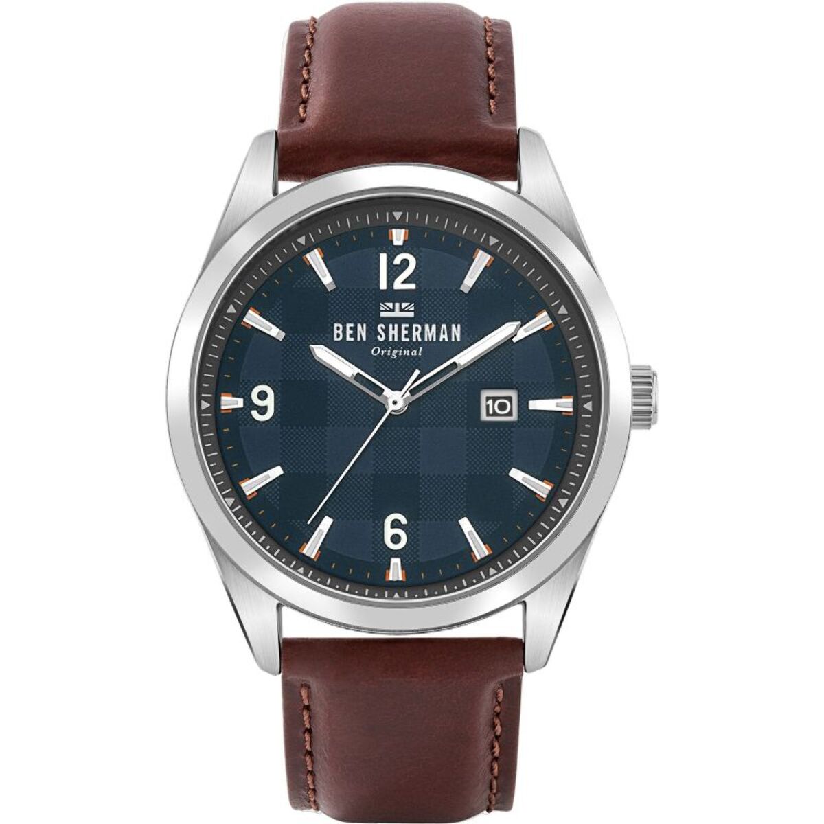 Reloj Ben Sherman WB040T Hombre Analogico Cuarzo con Correa de Cuero