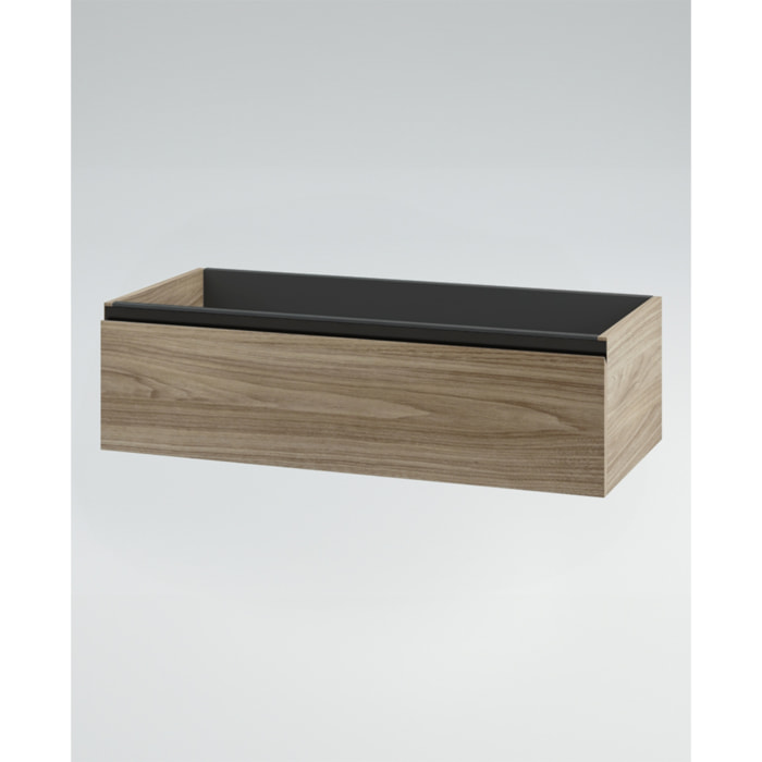 MOBILE DA BAGNO ZEFIRO 100 PORO NOCE- 7 PEZZI