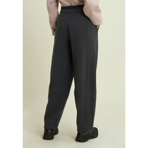 Pantaloni balloon in felpa con logo street art