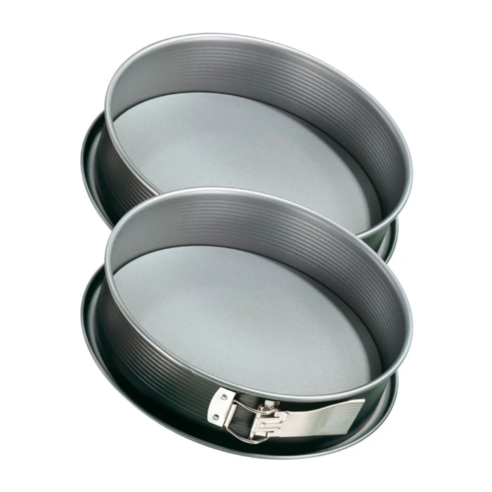 Ensemble de 2 Moules à manqué à charnière en acier 28 cm Zenker Energy