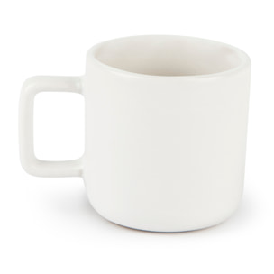 Set 6 Tazzine Caffè Excelsa – Nordic, Stoneware Bianco