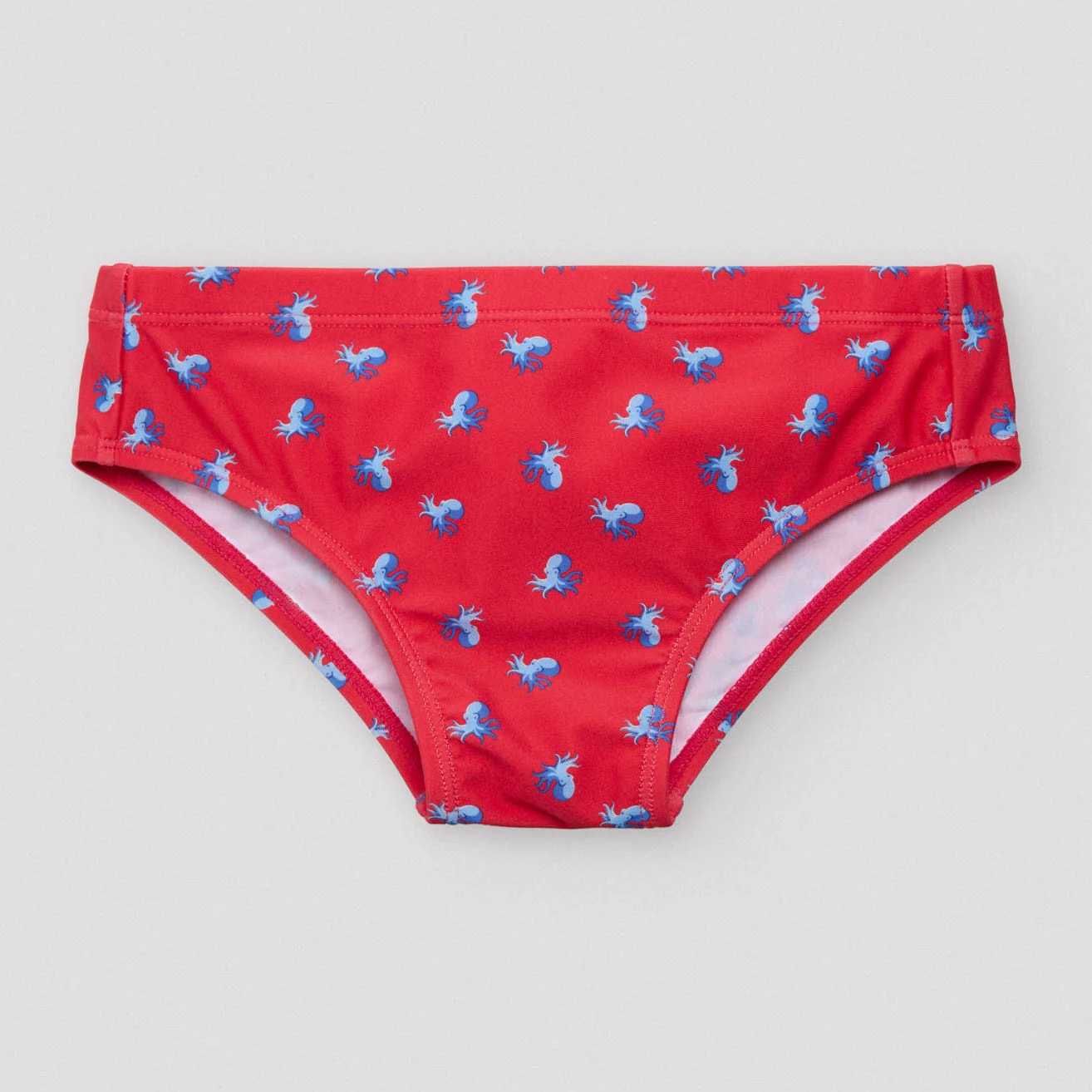Slip da bagno da bambino con stampa di polipi