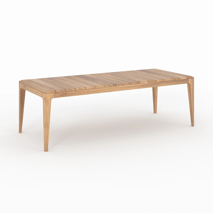 Table de jardin en bois de teck recyclé 10 personnes - Nonza
