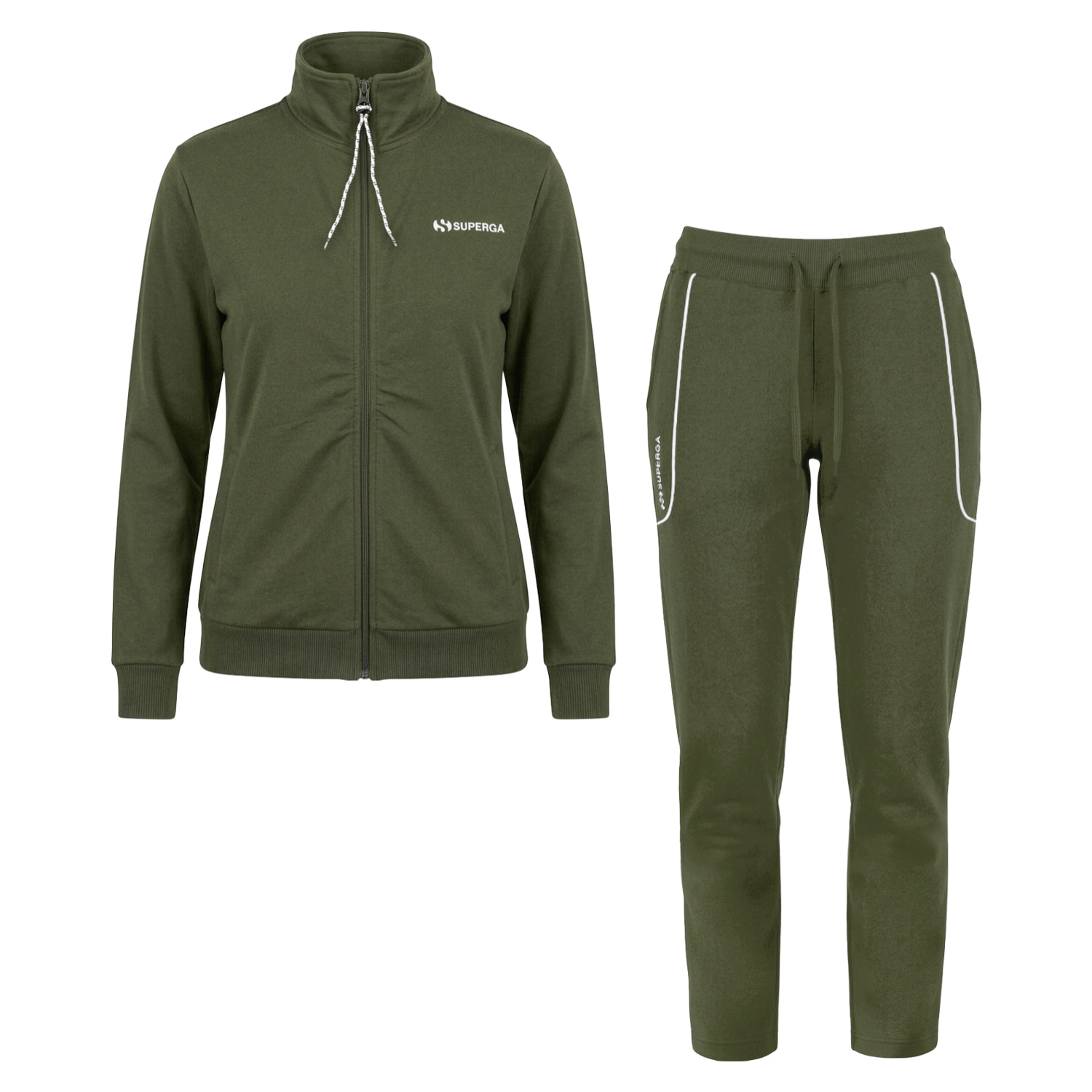 Tuta Donna SUPERGA Cotone Leggero Full Zip