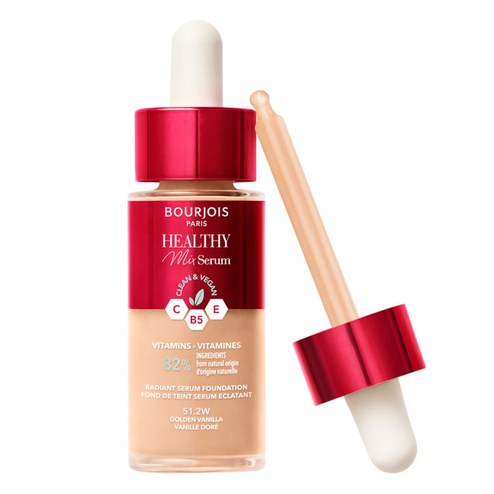 Healthy Mix Clean - Sérum Clean et Vegan - Fond de Teint 30 ml