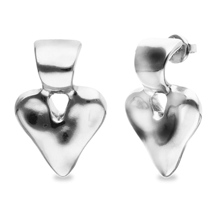 Pendiente PÁLPITO PLATEADO U