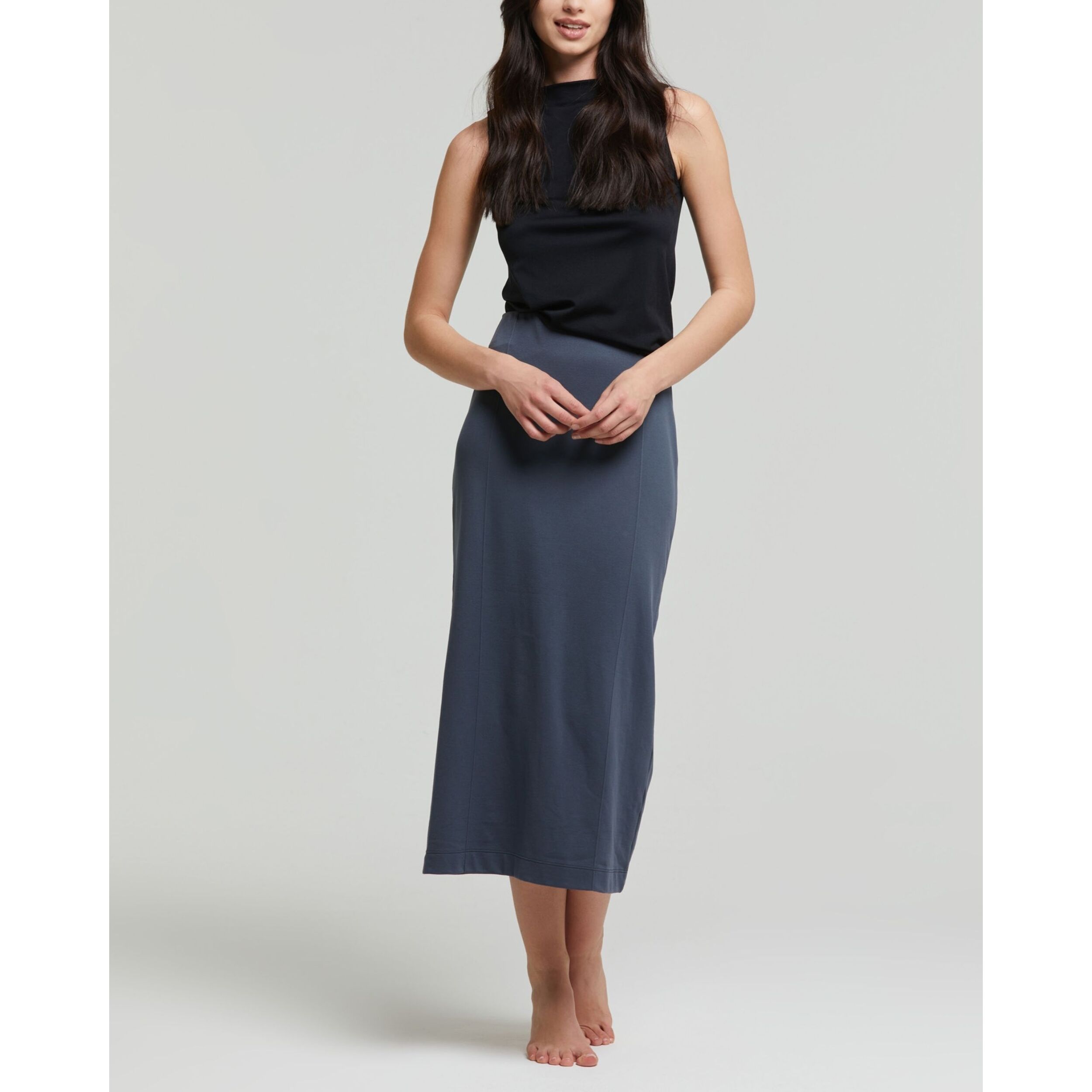 Smanicato scollo barchetta seamless