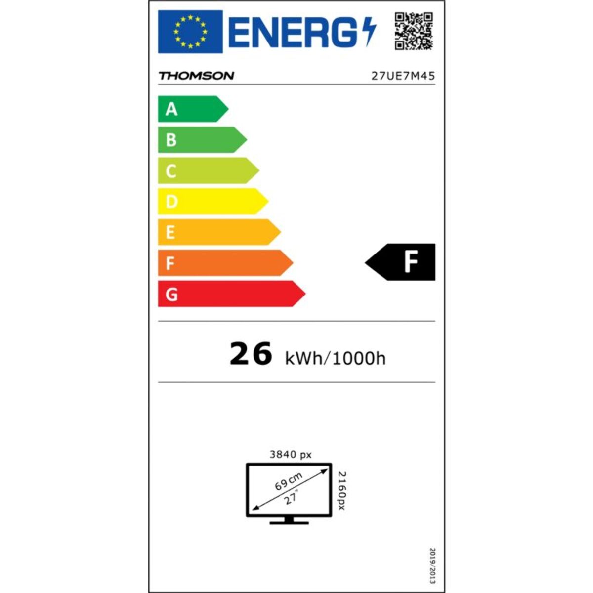 TV LED THOMSON Go Plus Pro 27'' UHD tactile