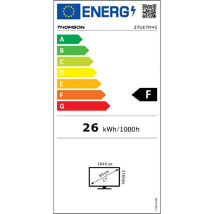 TV LED THOMSON Go Plus Pro 27'' UHD tactile