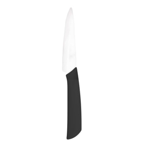 Cuchillo mondador de 9 cm en color negro Bergner colección Cera bio