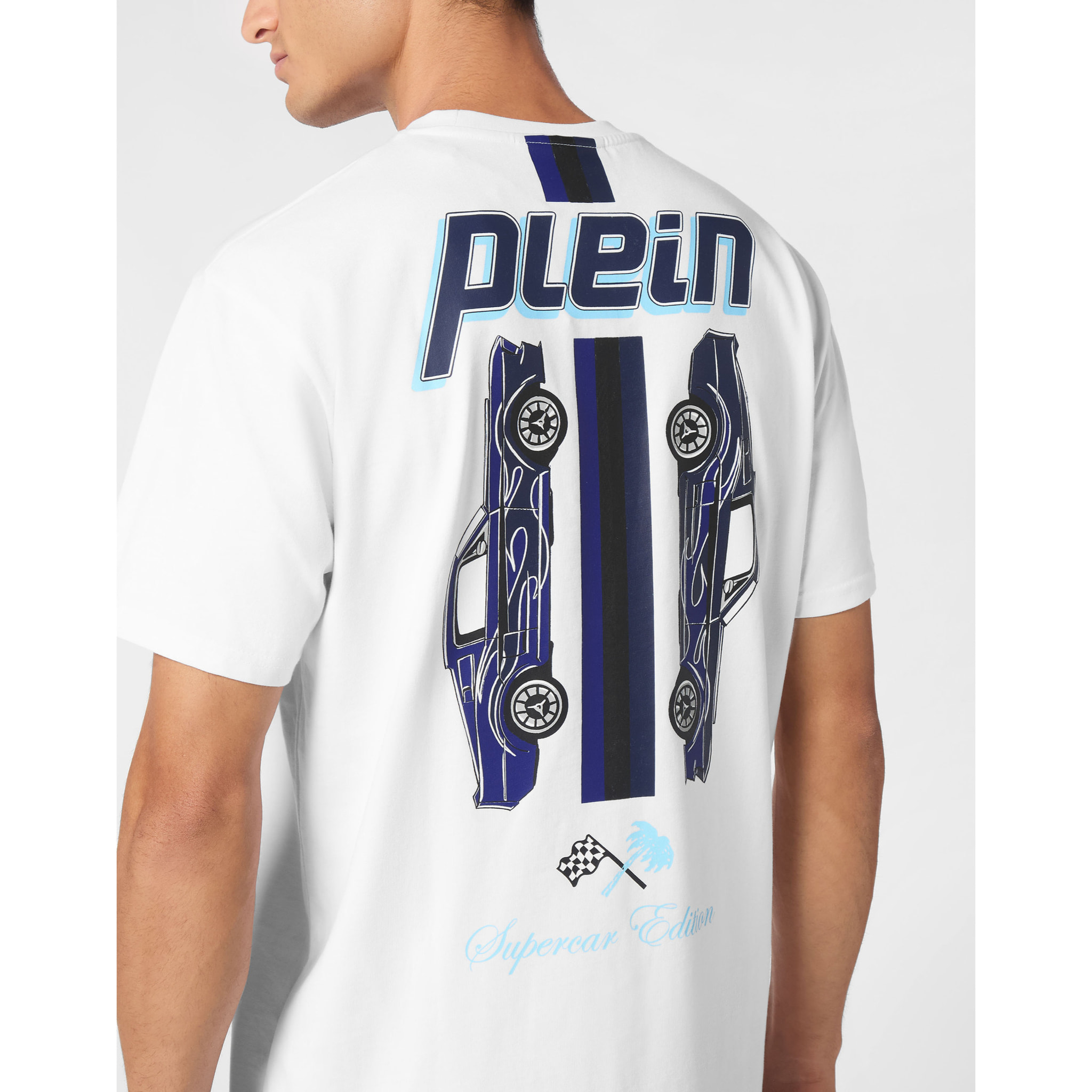 PHILIPP PLEIN T-Shirt Round Neck RACING