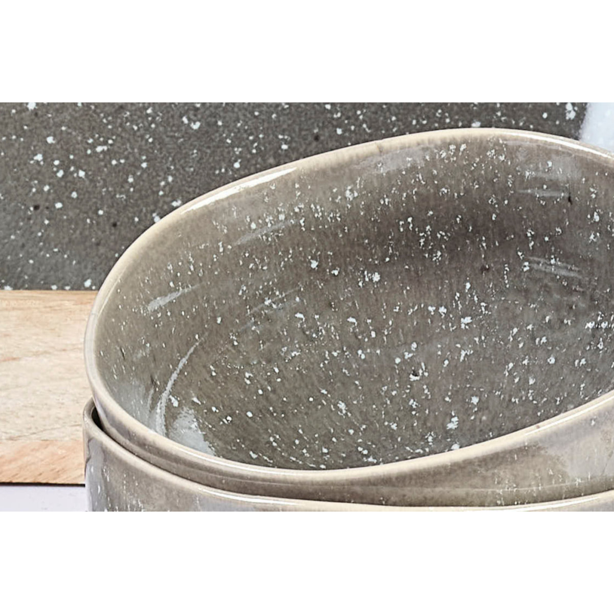 Bol STELLAR Ø14cm - 6 pièces - Gris béton