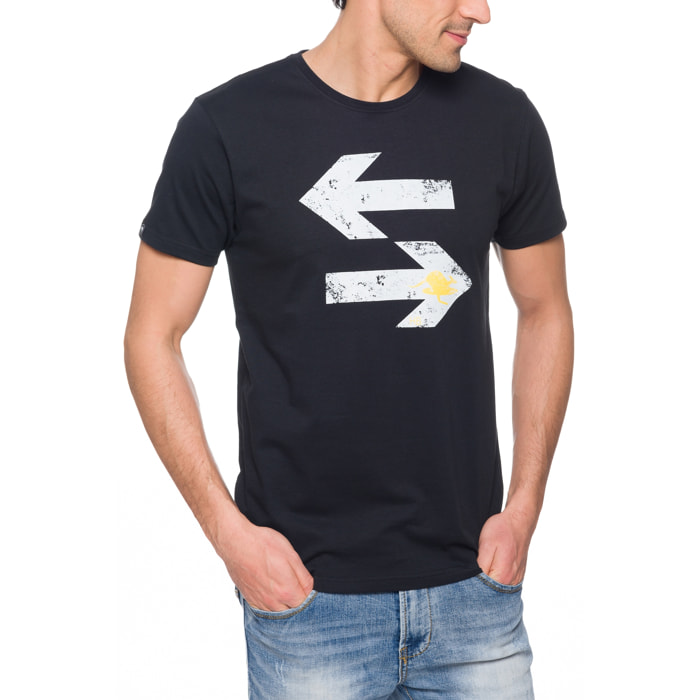 Camiseta Hot Buttered DIRECTION Negro