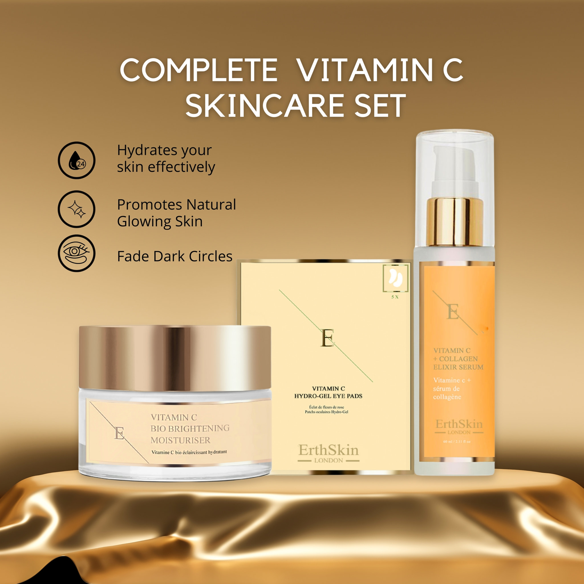 Kit iluminador de vitamina C