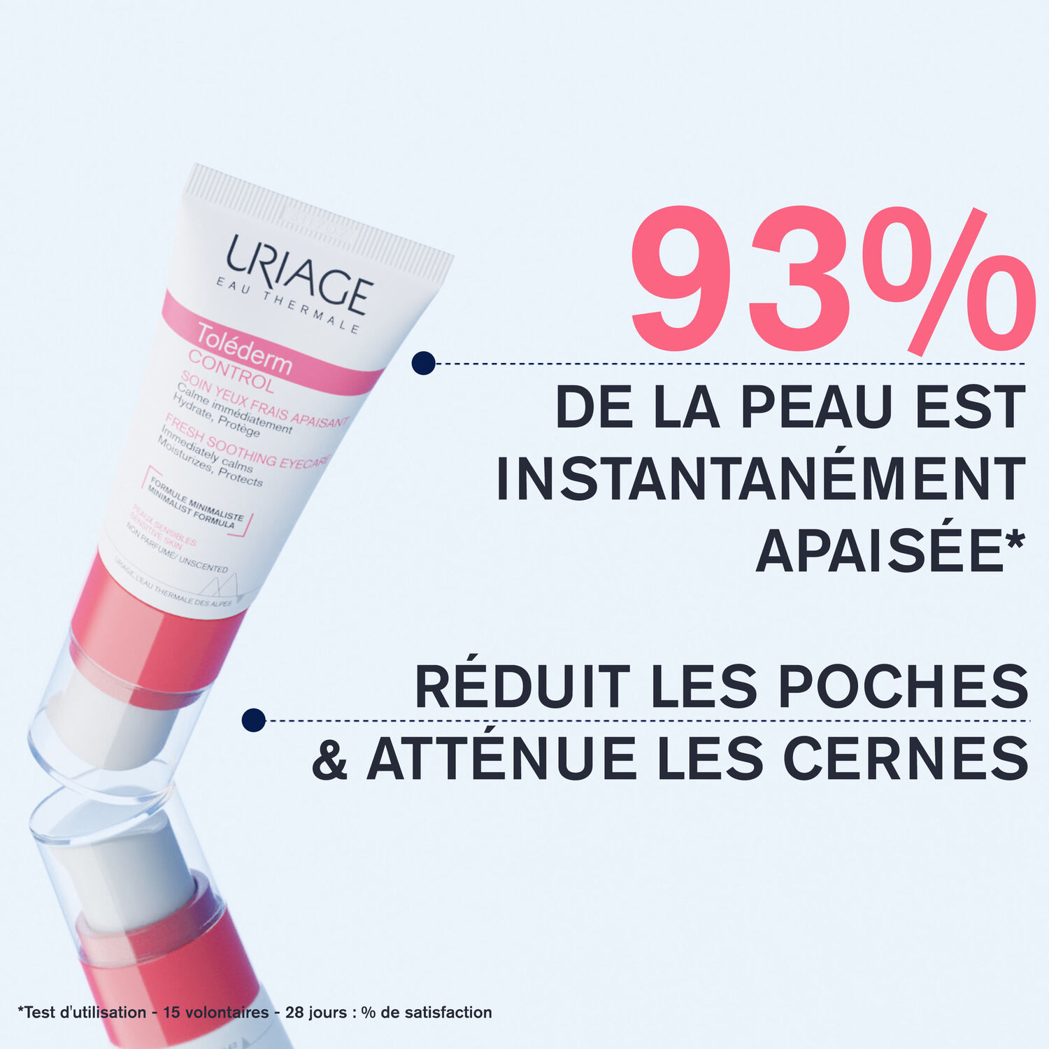 TOLEDERM - Control Soin yeux frais calmant 15ml