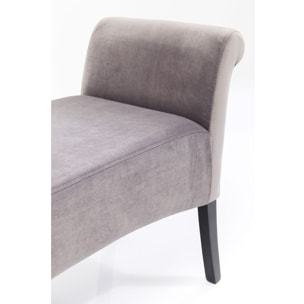 Banc Motley velours gris argenté Kare Design