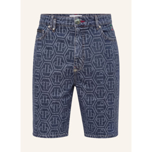 PHILIPP PLEIN Pantalones cortos vaqueros Fermentera MONOGRAM