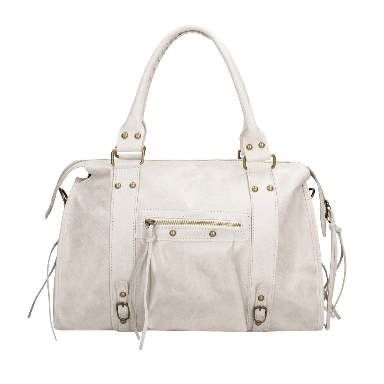 Borsa a spalla da donna - Modello Clara - Vera pelle - 41.0 x 28.0 x 13.0 cm