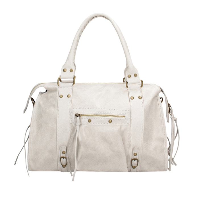 Borsa a spalla da donna - Modello Clara - Vera pelle - 41.0 x 28.0 x 13.0 cm