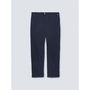 Fiorella Rubino - Pantaloni chinos in TENCEL™ - Blu