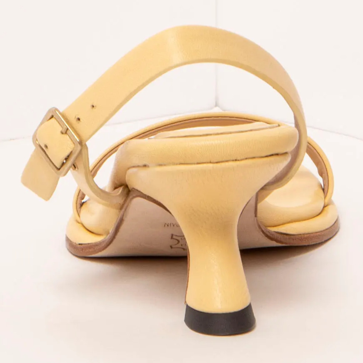 Sandalias con tacón S3164 NAPPA SUN LIGHT/ GLERA color Sun light