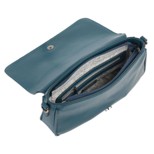 Bolso De Hombro Con Bandolera Adicional Lois Edziza Azul