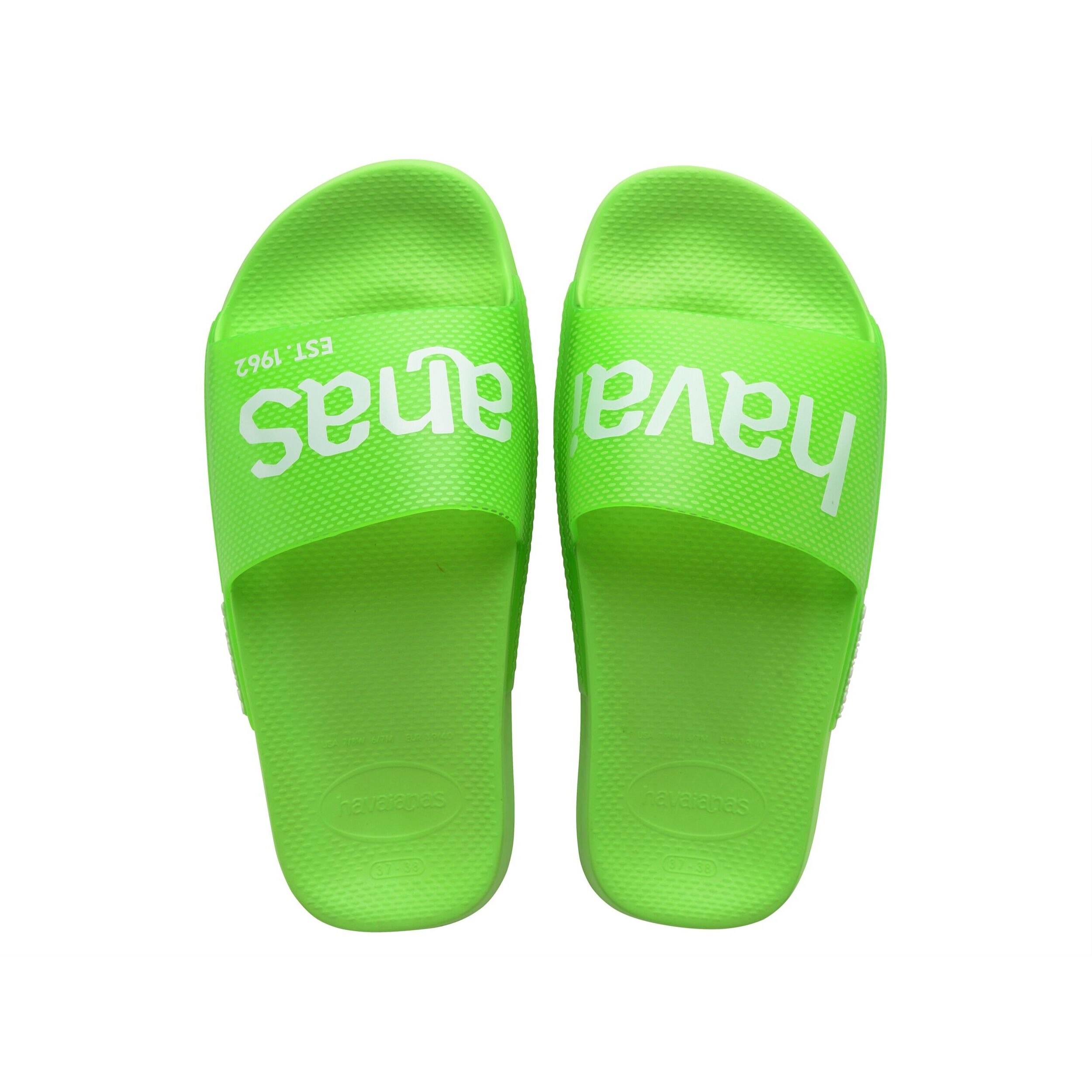 Infradito Havaianas HAV. SLIDE CLASSIC LOGOMANIA NEON Verde