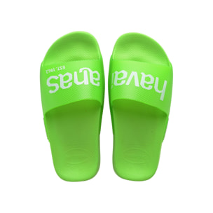 Infradito Havaianas HAV. SLIDE CLASSIC LOGOMANIA NEON Verde