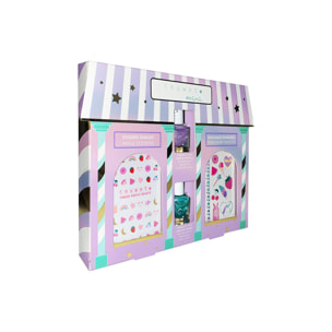 Beauty House - Coffret Vernis à l'Eau 2 x 5 ml + Stickers Ongles + Tatouages Éphémères