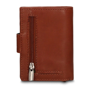 Portafoglio uomo in vera pelle - Modello Vesper Pro - Casual - 7.5 x 10.0 x 2.0 cm