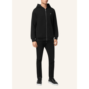 PHILIPP PLEIN Hooded Sweatjacket SKULL