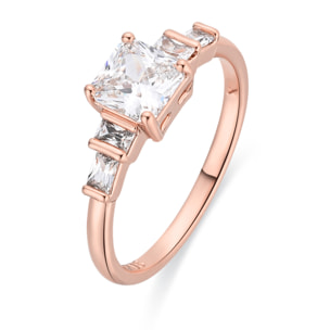 Anillo Vegrorn acabado oro rosa 18k