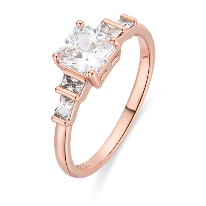 Anillo Vegrorn acabado oro rosa 18k