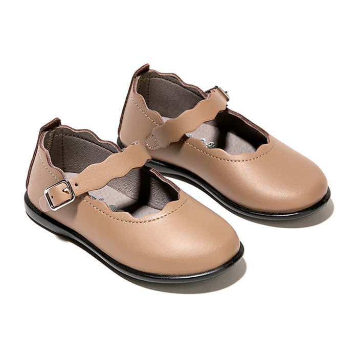 Bailarinas con Detalles en Taupe