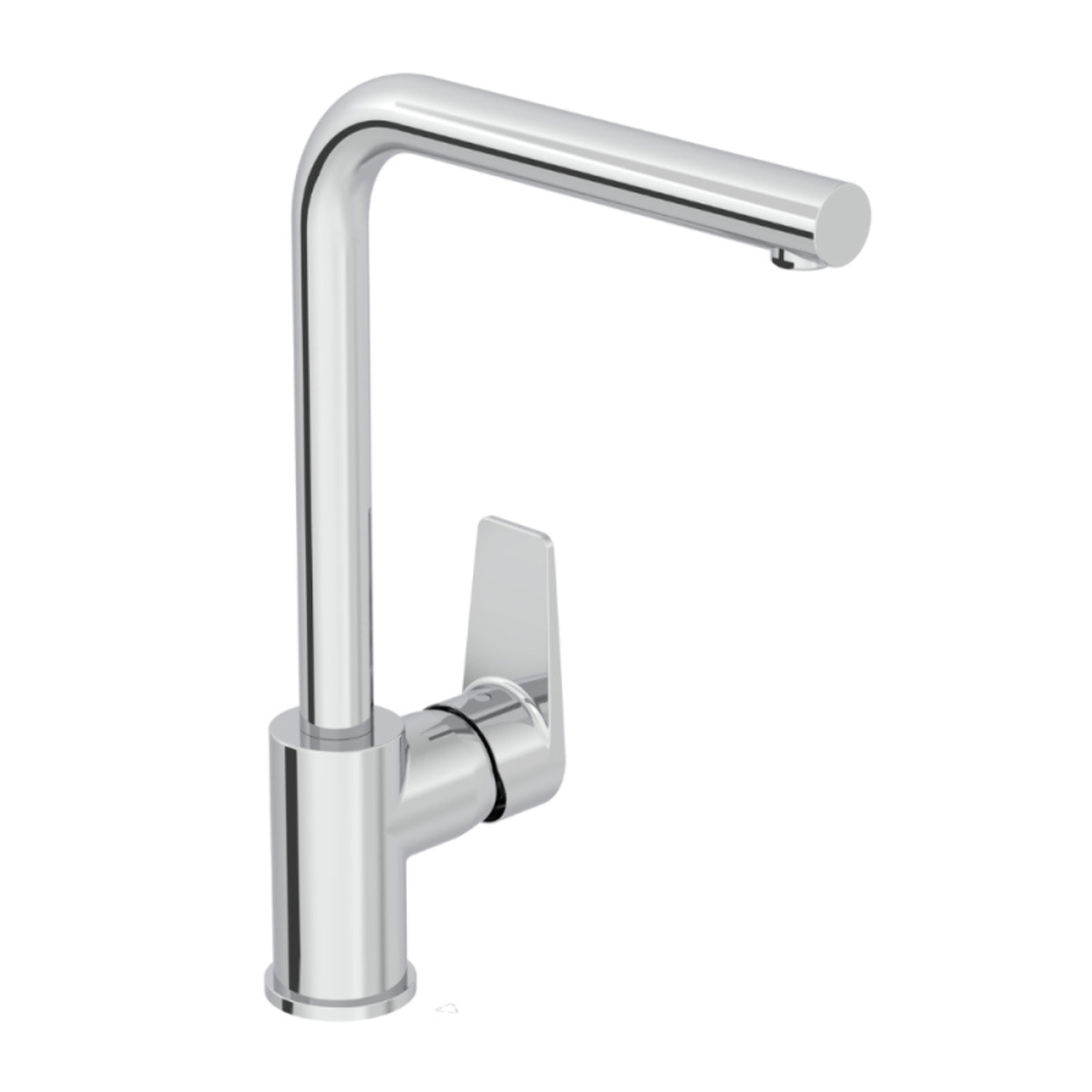Robinet de cuisine bec haut Flow Square chromé