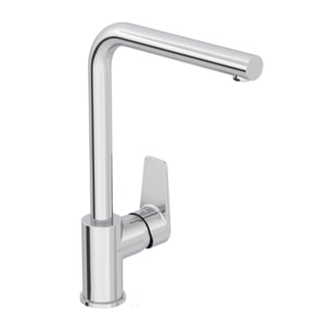 Robinet de cuisine bec haut Flow Square chromé