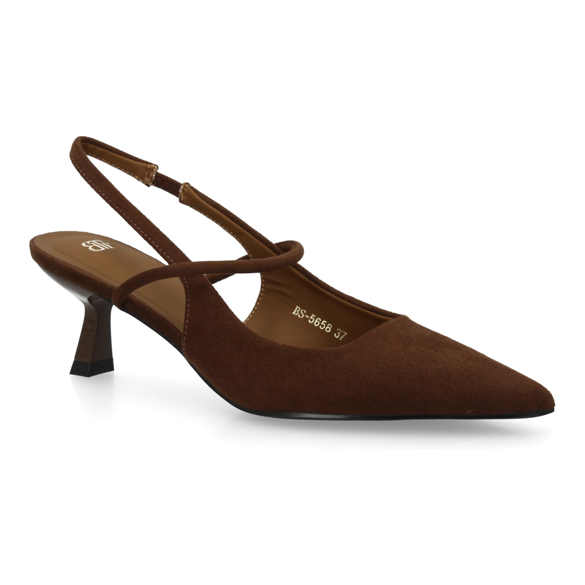 Zapatos de tacon destalonados elegantes