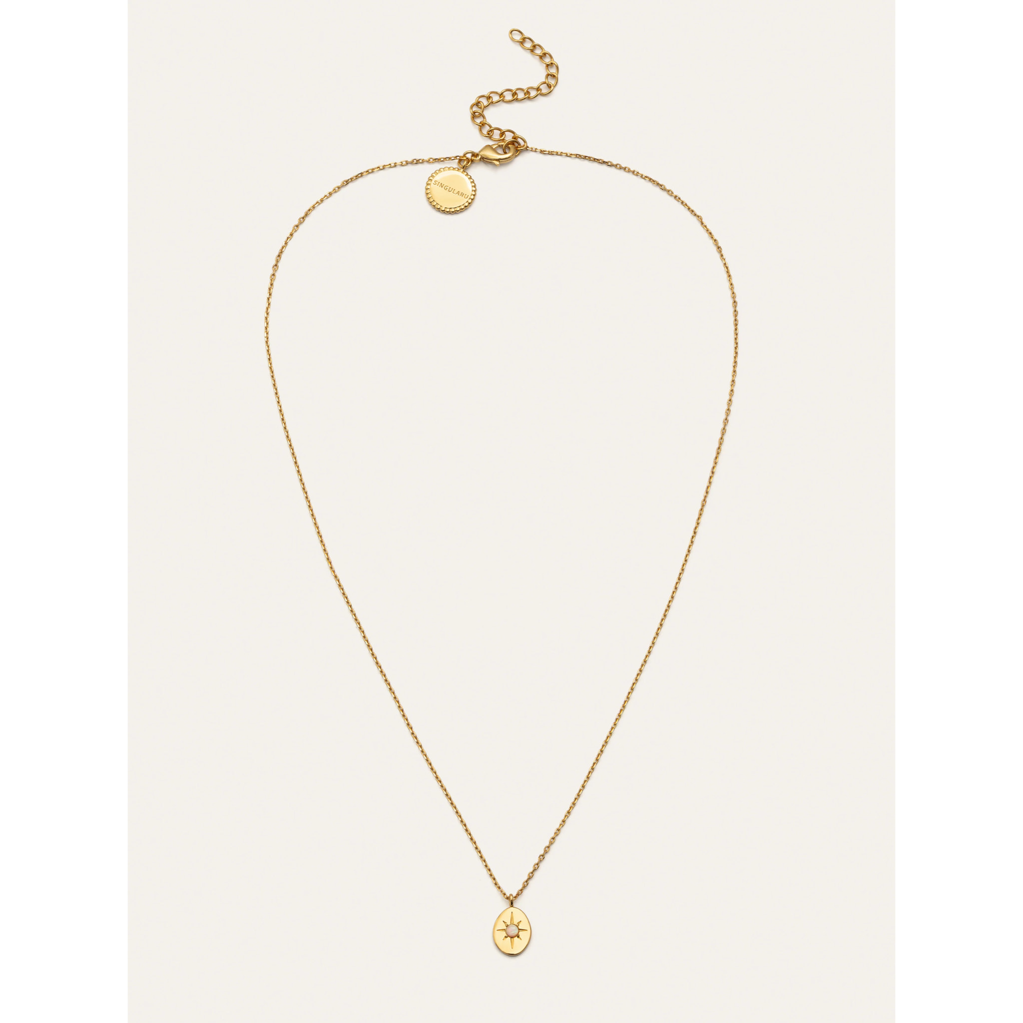 Collana Medallion Polaris Placcato Oro