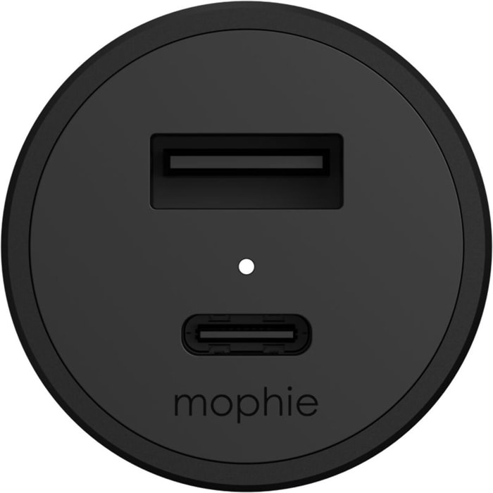 Chargeur allume-cigare MOPHIE 42W duo USB-C et USB-A Noir