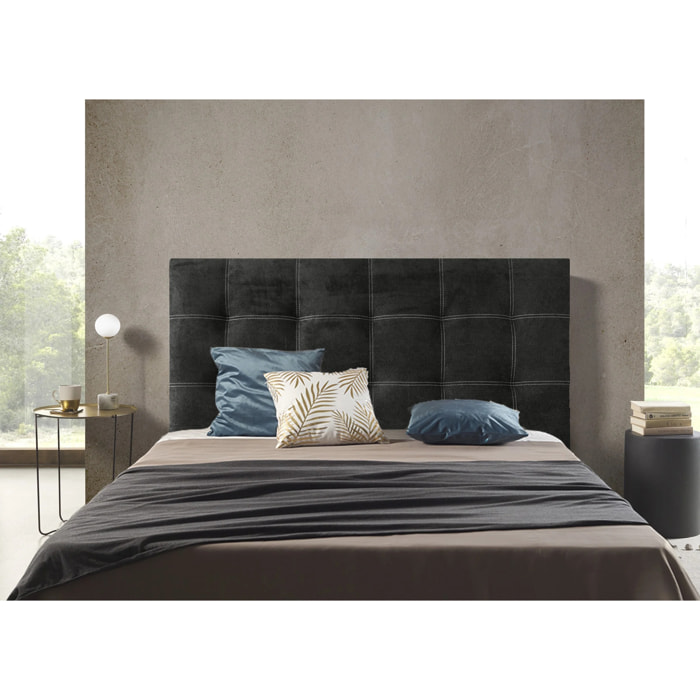 Cabecero Iris Tela Negro 100