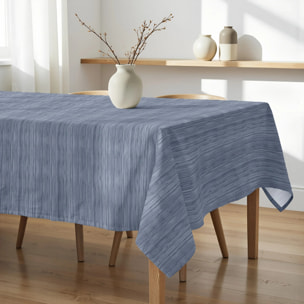 Nappe anti-taches 100 % coton Lesa 125 Steel Blue