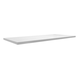 NUVOLA - Ripiano per tavolo da pranzo da 220x110x5cm in legno con rivestimento in laminato di colorazione bianco matto.