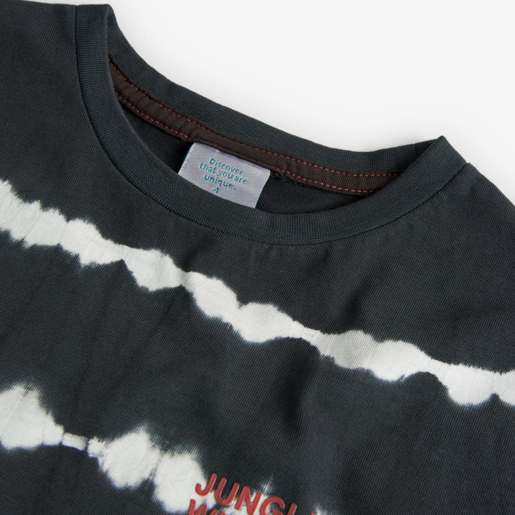 Camiseta niÃ±o estampada, mangas cortas, gris oscuro, 518172