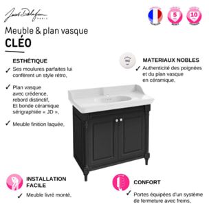 Meuble de salle de bain Cléo 1889 monotrou
