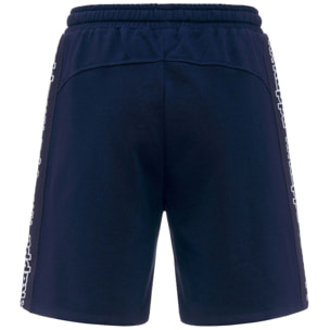 Kappa - Pantaloni Corti Uomo Blu - Logo Tape Gerri