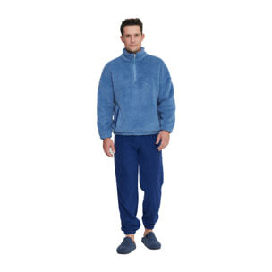 Pigiama uomo paddy in eco pelliccia con zip Noidinotte