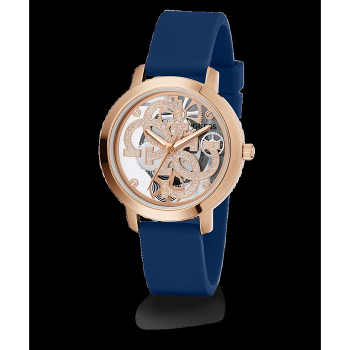 Reloj Guess GW0452L1 Mujer Analogico Cuarzo con Correa de Silicona