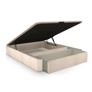 Canapé con cajón frontal en artic 150x190 cm Luxury Max 3D Artic